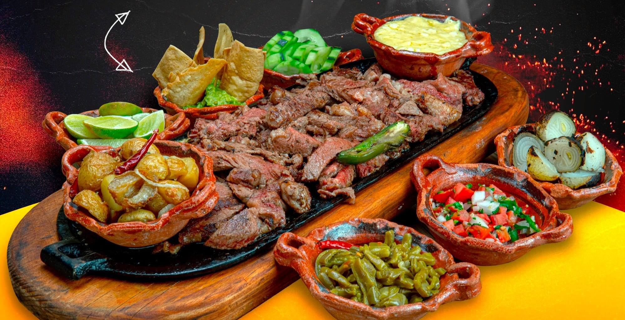 El Rey de la Arrachera Banner 1